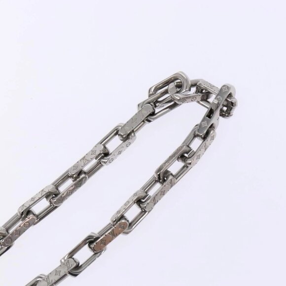 LOUIS VUITTON Chain Necklace metal Silver M00307 LV Auth 135753M - Picture 9 of 13